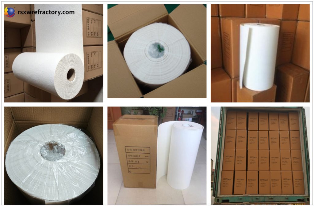 Ceramic fiber product packaging