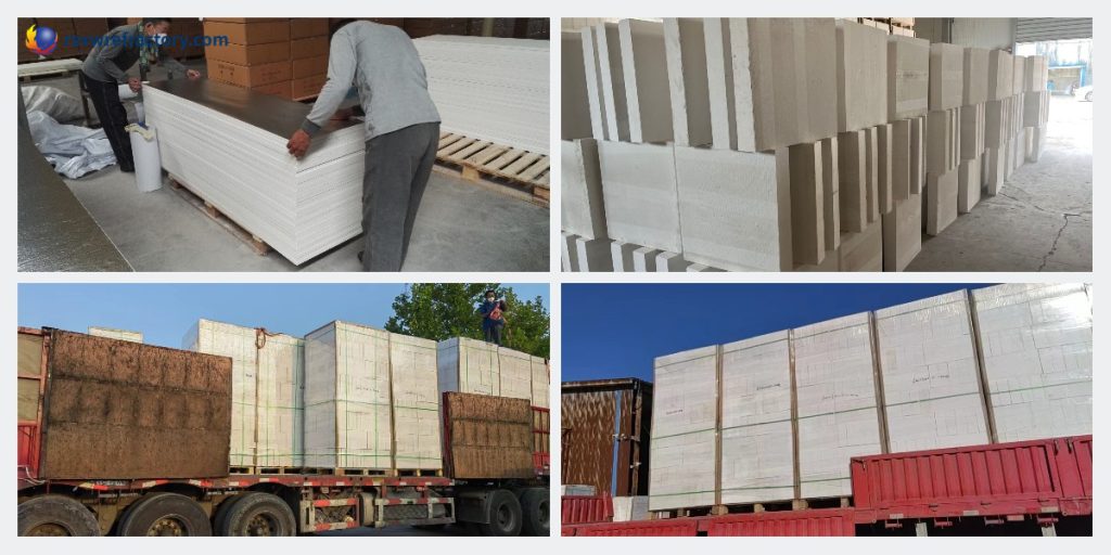 Calcium silicate board delivery