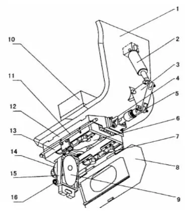 Slide gate plate schematic