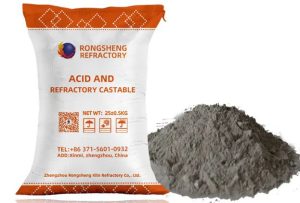 Lightweight acid resistant castable